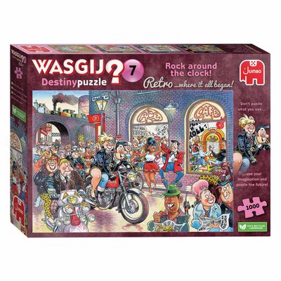 Jumbo Wasgij retro destiny 7 - rock around the clock!, 1000st.