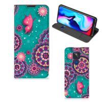 Motorola Moto G9 Play | Bookcase | Cirkels en Vlinders