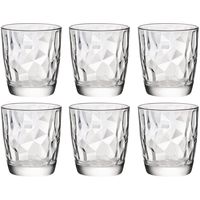 12x Stuks tumbler waterglazen/sapglazen Diamond Dof 390 ml