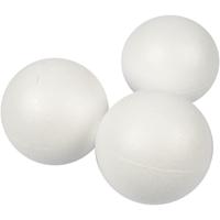 Creativ Company Ballen, d 8 cm, wit, 25 stuk/ 1 doos