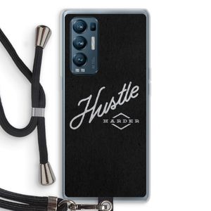 Hustle: Oppo Find X3 Neo Transparant Hoesje met koord