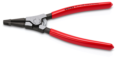 Knipex Montagetang voor veerringen op assen | Kunststof bekleed | Gebruineerd | Lengte 170 mm - 45 11 170 SB
