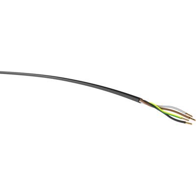 VER H05VV-F 4G0,75sw Eca Ri.50 Krachtoverbrenging H05VV-F 4 G 0.75 mm² Zwart 50 m