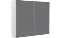 Goossens Kledingkast Easy Storage Sdk, 253 cm breed, 220 cm hoog, 2x 3 paneel glas schuifdeuren