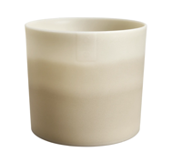 Colour gradient rond 18 cm zandsteen beige bloempot elho - Elho