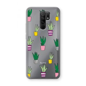Sanseveria: Xiaomi Redmi 9 Transparant Hoesje