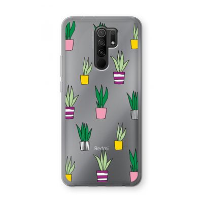 Sanseveria: Xiaomi Redmi 9 Transparant Hoesje