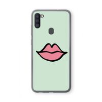 Kusje: Samsung Galaxy A11 Transparant Hoesje
