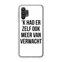 Meer verwacht: Samsung Galaxy A32 5G Transparant Hoesje