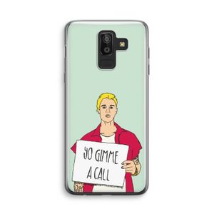 Gimme a call: Samsung Galaxy J8 (2018) Transparant Hoesje