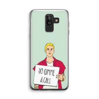 Gimme a call: Samsung Galaxy J8 (2018) Transparant Hoesje