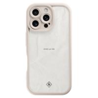 iPhone 16 Pro beige case - Vive la vie iPhone 16 Pro beige case - Vive la vie