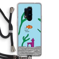 Aquarium: OnePlus 8 Pro Transparant Hoesje met koord