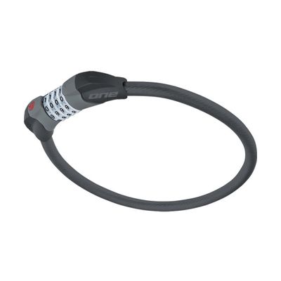 One kabelcijferslot 15.80 15mm/80cm black/grey