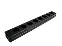 EUROLITE Distributor 8-fold ALU bk EUROLITE Distributor 8-fold ALU bk