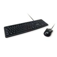 Toetsenbord en muis Equip 245201 Zwart Qwerty Spaans Spaans
