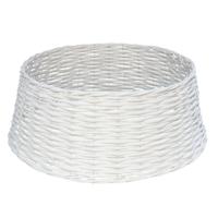 Kerstboommand - wit - D48 x H20 cm - voor kerstboom van 180 - 210 cm - kerstboomrok Kerstboommand - wit - D48 x H20 cm - voor kerstboom van 180 - 210 cm - kerstboomrok