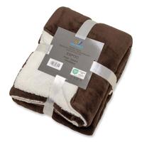 Espoo bruin met sherpa150x200cm