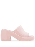 Ferragamo mules 55 mm à bout ouvert - Rose - thumbnail