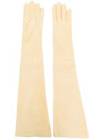 Jil Sander gants à coupe longue - Jaune