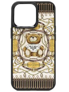 Moschino coque d'iPhone 13 Pro à imprimé Teddy Bear - Noir