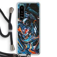 Black Unicorn: Sony Xperia 5 III Transparant Hoesje met koord