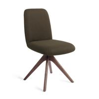 Jesper Home Eetkamerstoel 'Taiwa' Revolve Oak Walnut, kleur Jungle Jewel