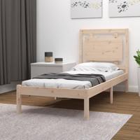 Bedframe massief hout 100x200 cm