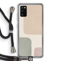 Geo #7: Samsung Galaxy A41 Transparant Hoesje met koord Geo #7: Samsung Galaxy A41 Transparant Hoesje met koord