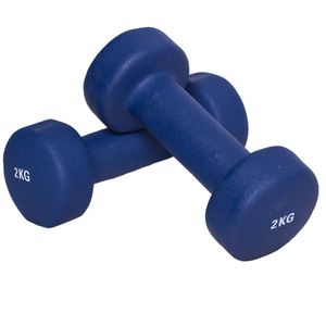 Gorilla Sports 100530-00041-0097 dumbbell Dumbbell met vast gewicht 4 kg 2 stuk(s)