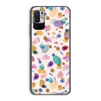 Terrazzo Memphis Pink: Xiaomi Redmi Note 10 5G Transparant Hoesje
