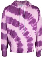 MSGM hoodie à logo imprimé - Violet