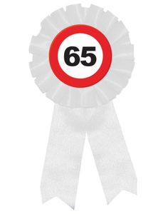 Rozet Verkeersbord 65 Jaar