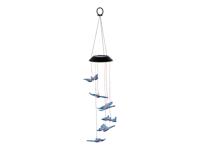 LIVARNO home Solar LED-windspel (Blauwe vlinder)