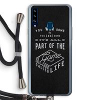 Life: Samsung Galaxy A20s Transparant Hoesje met koord