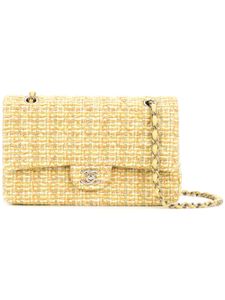 CHANEL Pre-Owned sac porté épaule en tweed - Jaune