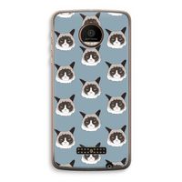 It's a Purrr Case: Motorola Moto Z Force Transparant Hoesje