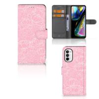 Motorola Moto G52 | Moto G82 Hoesje White Flowers