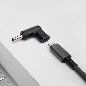 Akyga AK-ND-C17 tussenstuk voor kabels USB-C 4.8 x 1.7 mm Zwart