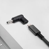 Akyga AK-ND-C17 tussenstuk voor kabels USB-C 4.8 x 1.7 mm Zwart - thumbnail