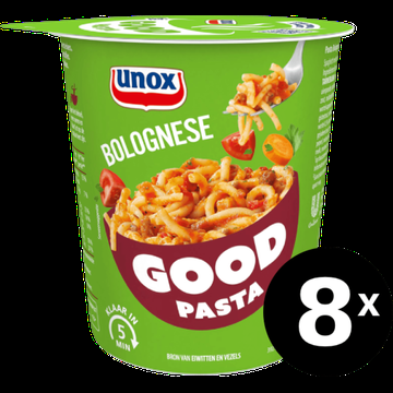 Unox Good Pasta Bolognese 8 x 68 g bij Jumbo