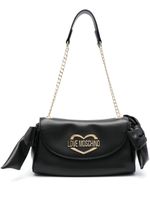 Love Moschino logo-lettering bow shoulder bag - Noir - thumbnail