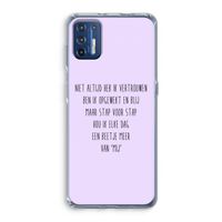 Zelfvertrouwen: Motorola Moto G9 Plus Transparant Hoesje