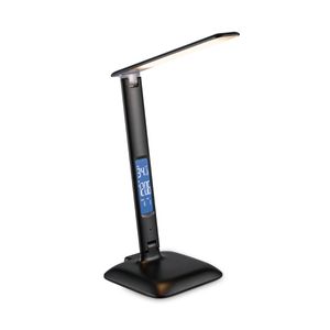 CLOCK LED BUREAULAMP 10W ZWART