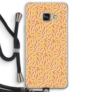 Camouflage: Samsung Galaxy A3 (2016) Transparant Hoesje met koord