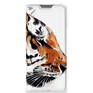 Bookcase OPPO Find X5 Watercolor Tiger