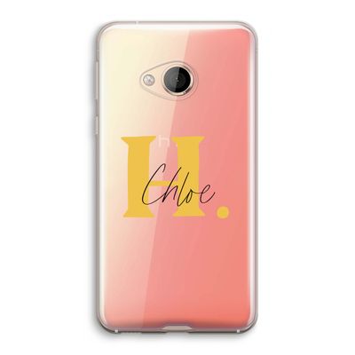 Amber Script: HTC U Play Transparant Hoesje