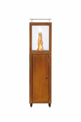 Green Flame Pellet Heater Cortenstaal