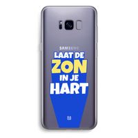 Laat de zon in je hart: Samsung Galaxy S8 Plus Transparant Hoesje
