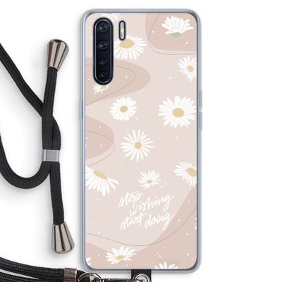 Daydreaming becomes reality: Oppo A91 Transparant Hoesje met koord